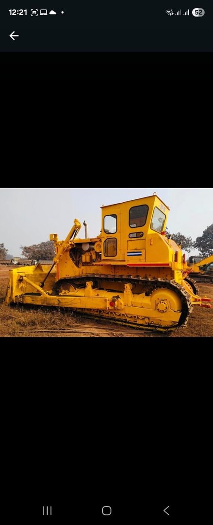 Bulldozer in site prep